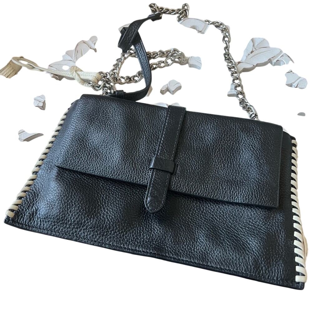 Badgley Mischka Leather Crossbody Bag Purse